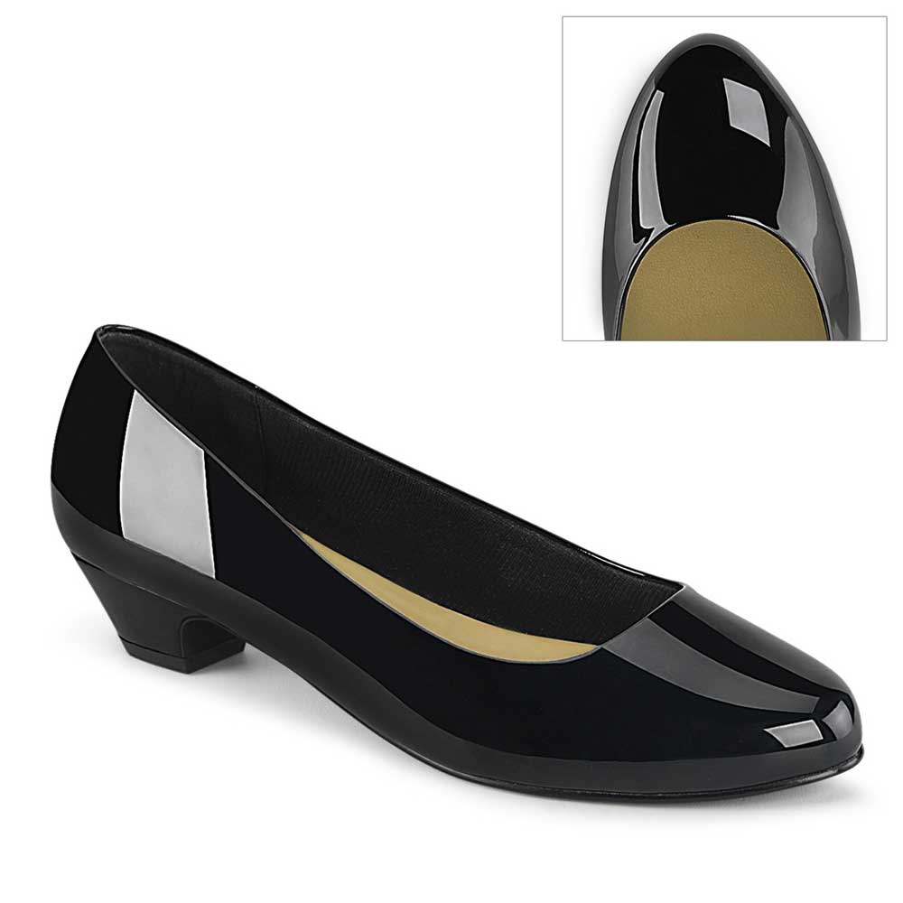 Pleaser Pink Label - GWEN-01 Ballerina - Schwarz